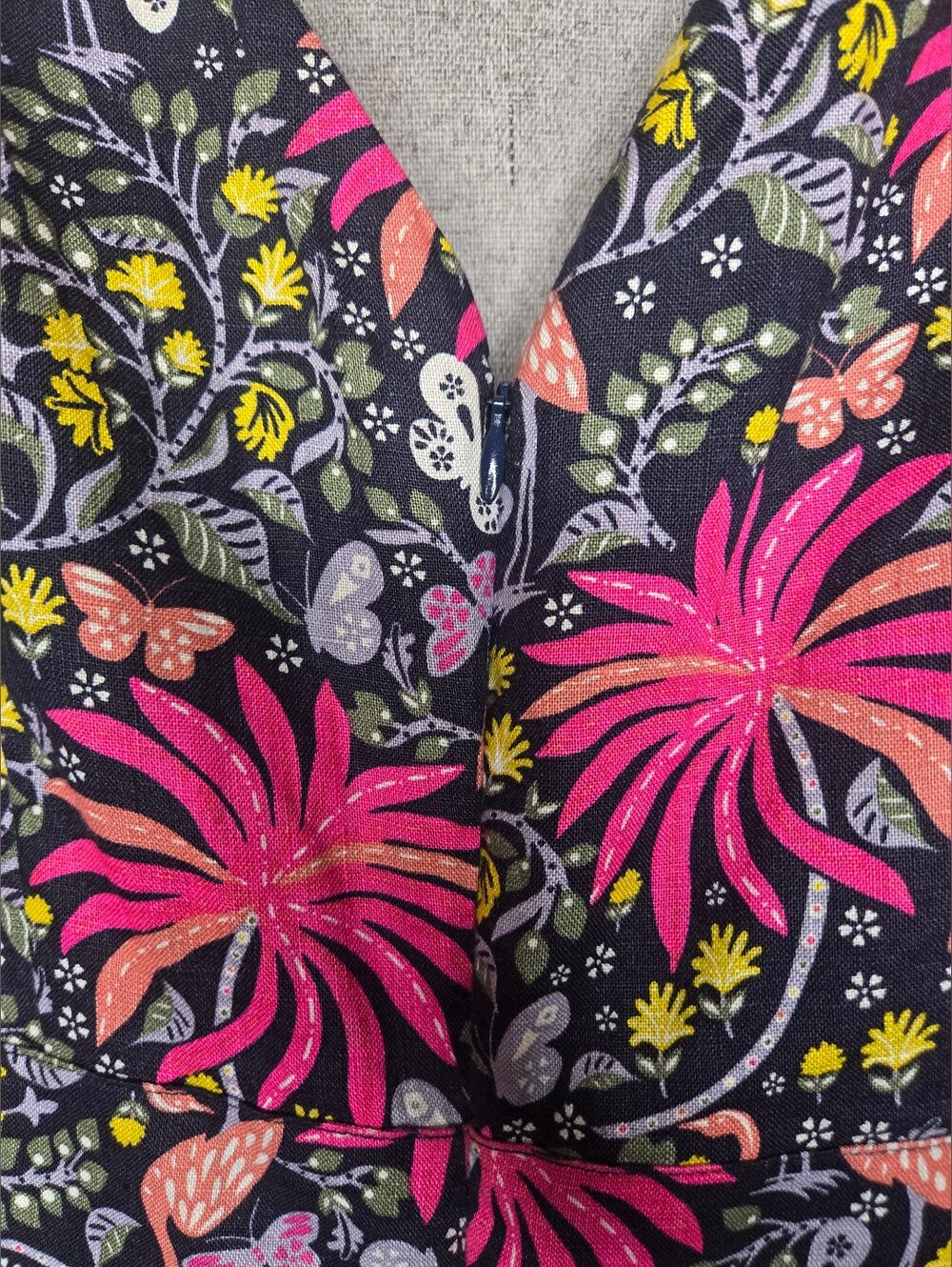 Boden Jemima Tropical Charm Wide-leg Jumpsuit (Size 10) - Picture 6 of 9
